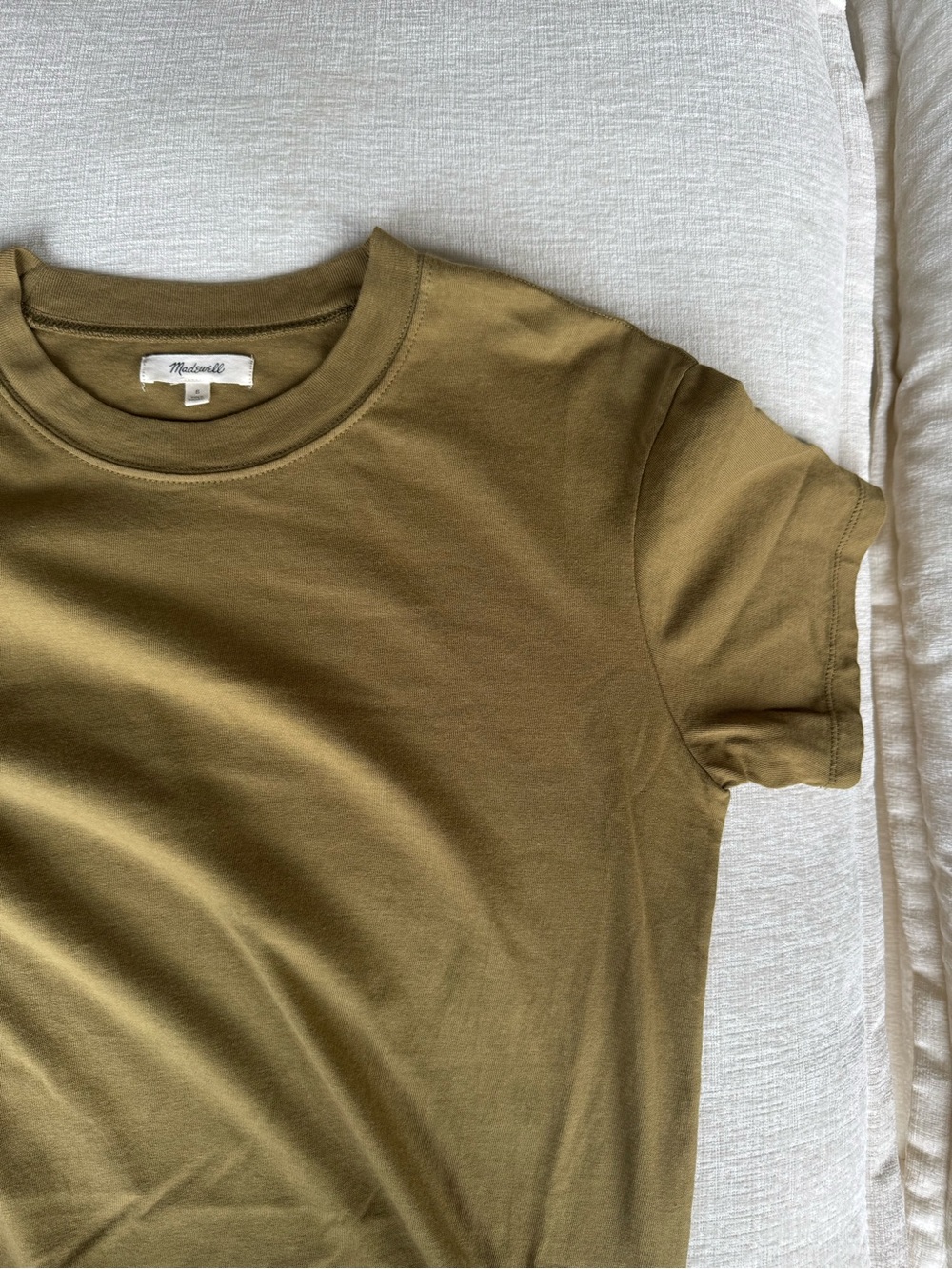 Madewell Sage Green Crew Neck Tee